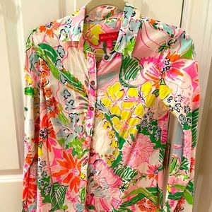 Lilly for Target Colorful Button Up